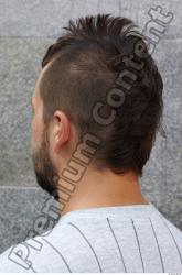 Head Hair Man Woman Casual Slim Chubby Street photo references
